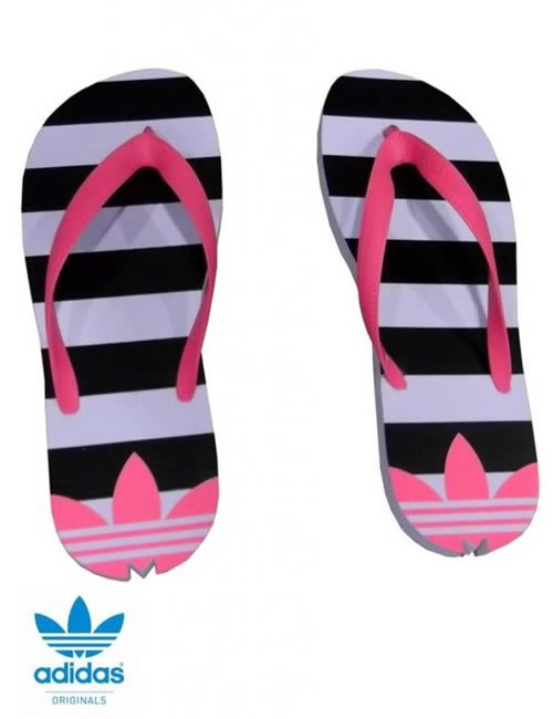 Adidas Originals Adisun Sandals Flip Flops Pink White Black Activewear Sportswear Clothing