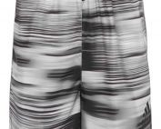 Womens Adidas Shorts - Striped - Black & White