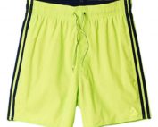 Mens Adidas Swim Shorts - 3S - Swimming Trunks - Yellow