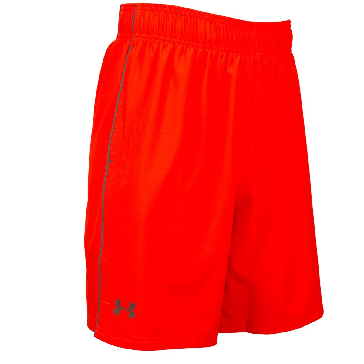 orange under armour shorts