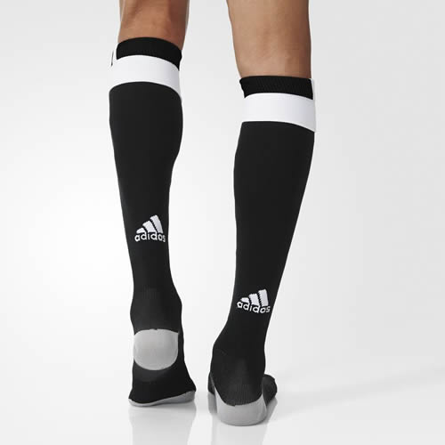 white adidas football socks
