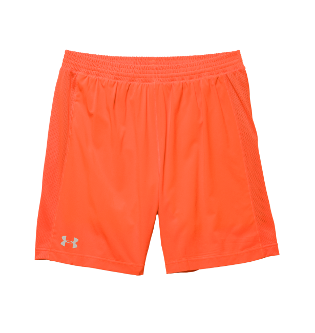 orange under armour shorts