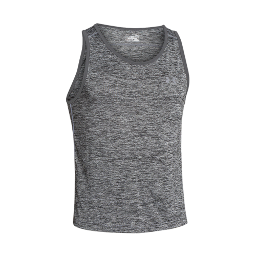 Men's Under Armour Vest - UA HeatGear Tech Tank Top - Grey