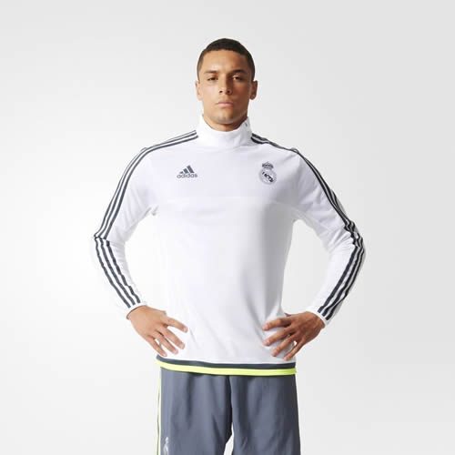 white adidas tracksuit top